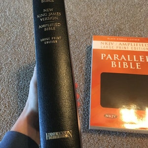 AMPC Bible | Classic Amplified 1987 AMPC Parallel Bible | With NKJV | Personalized