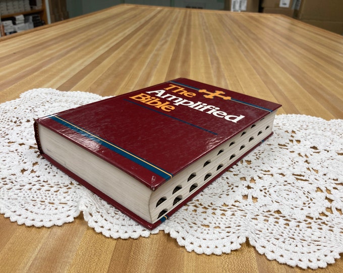 RARE Large Print AMPC Classic Amplified Bible 1987 Etsy