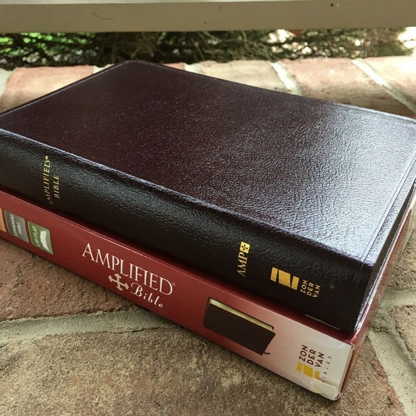 Amplified Bible Large Print 1987 Classic Etsy