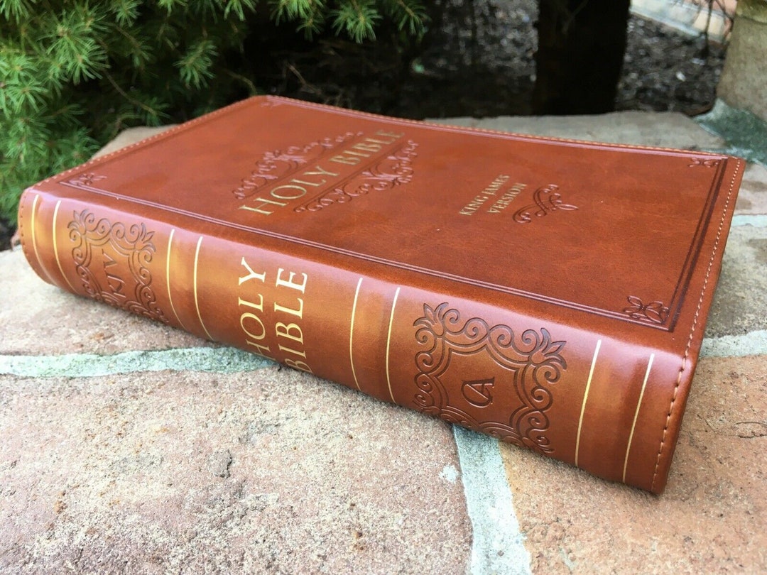 Personalized KJV Bible Giant/large Print Red Letter Etsy