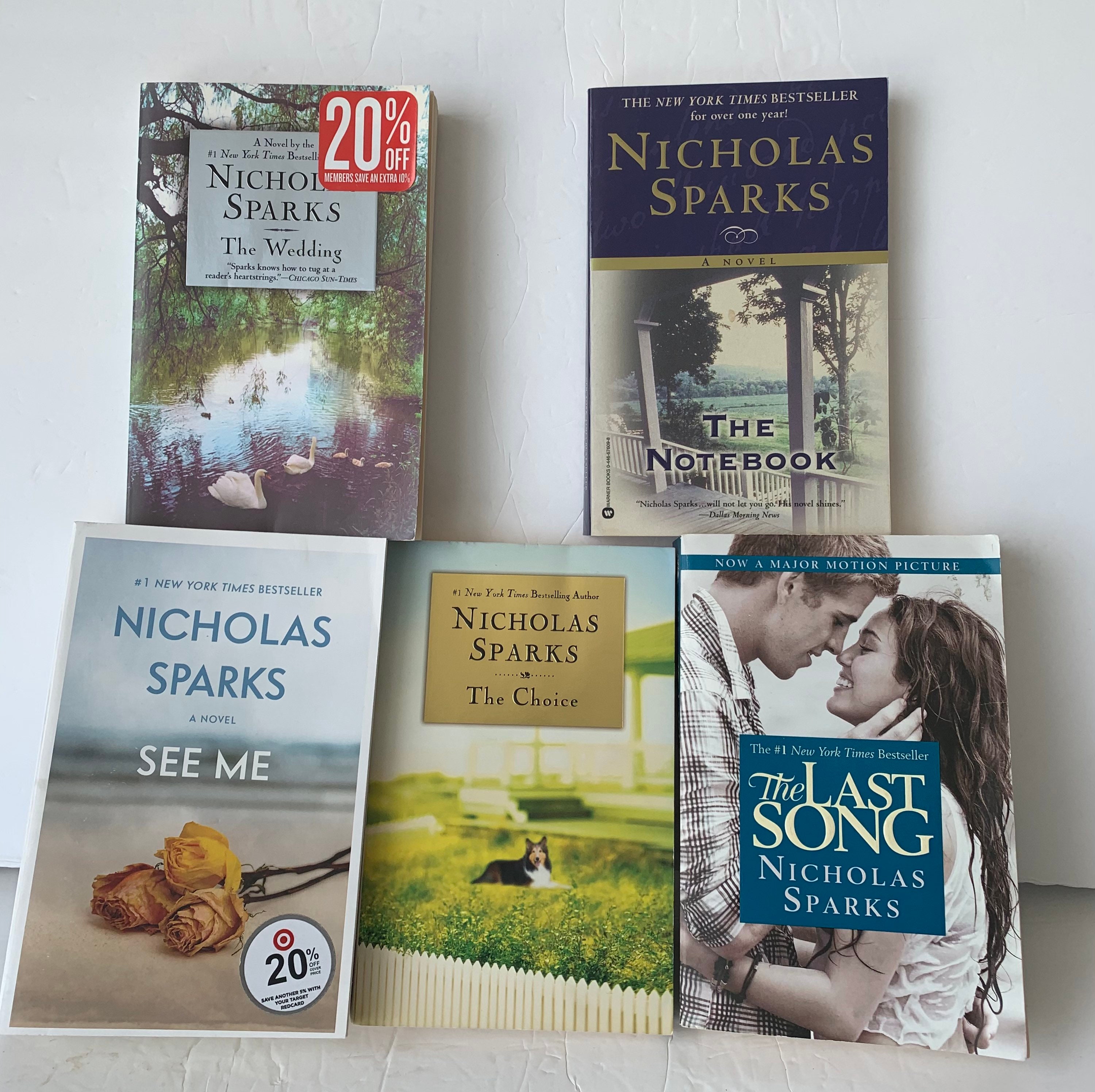 nicholas sparks book tours