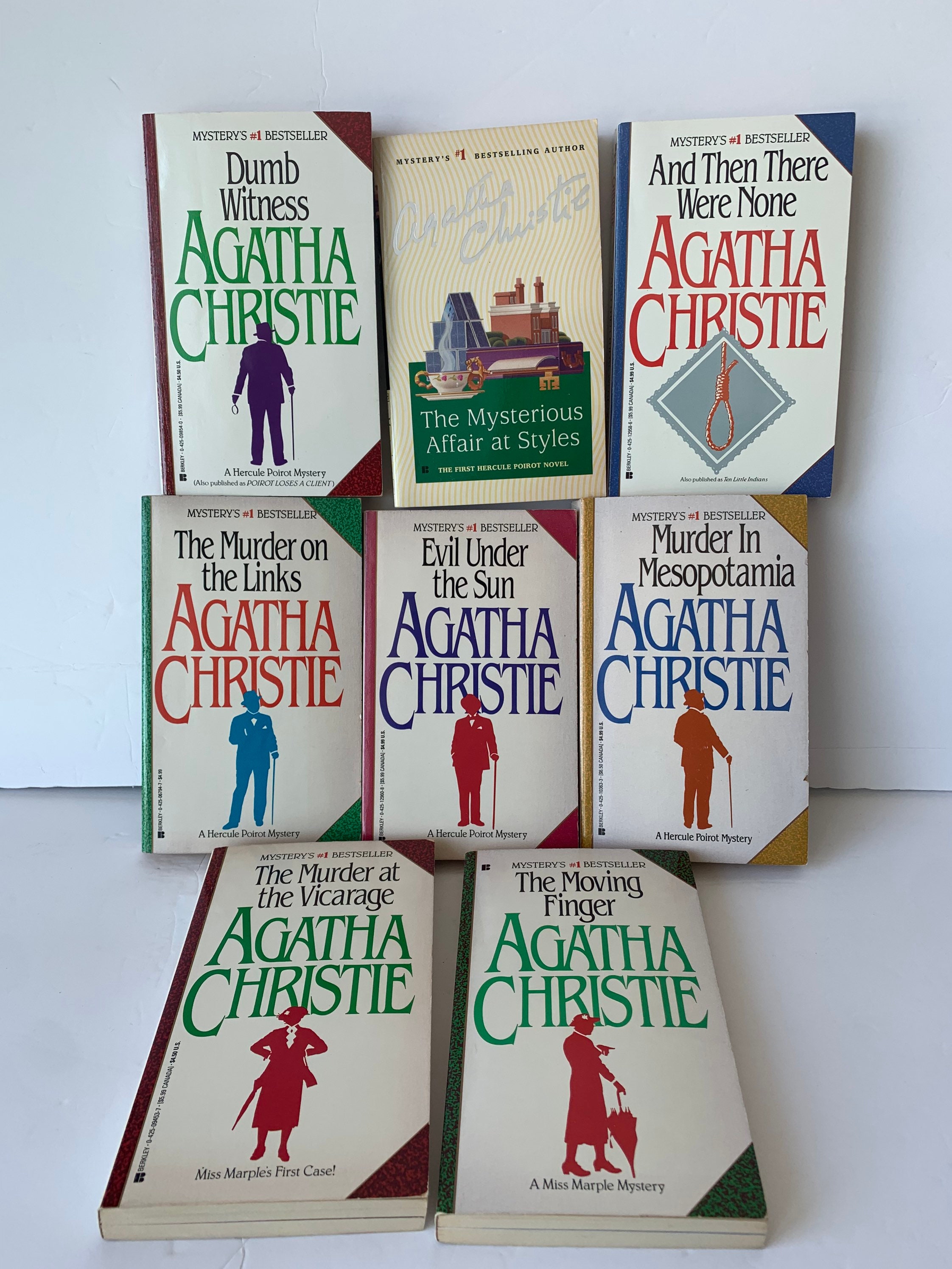 A Hercule Poirot Mystery and Miss Marple Mystery By Agatha | Etsy
