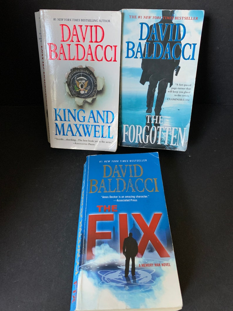 Books by David Baldacci Choose Your Title Etsy