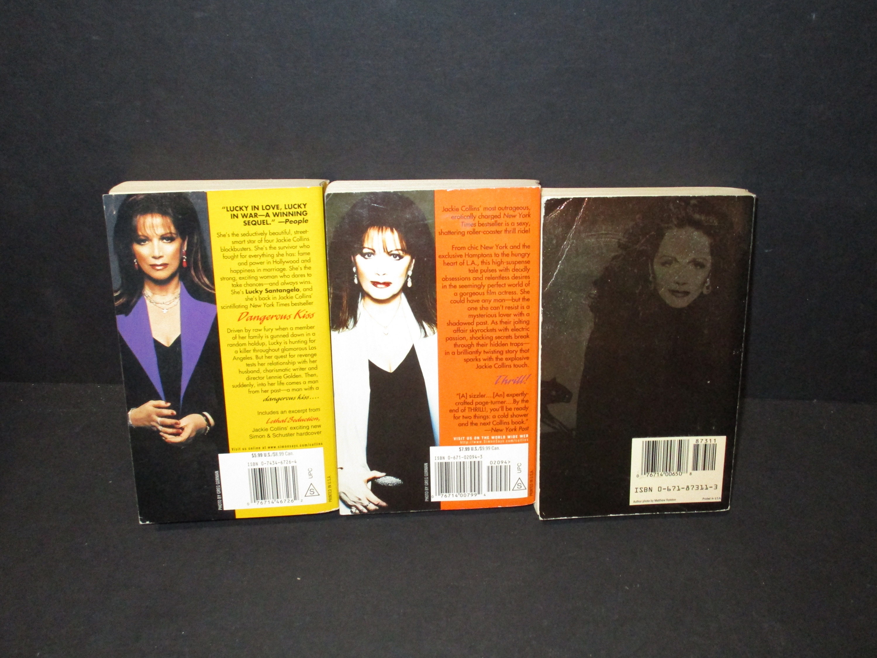 Jackie Collins Used Paperback Novels Choose Your Own Etsy