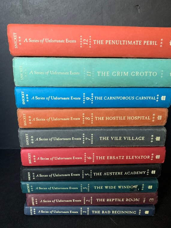 A Series Of Unfortunate Events By Lemony Snicket Choose Your Etsy