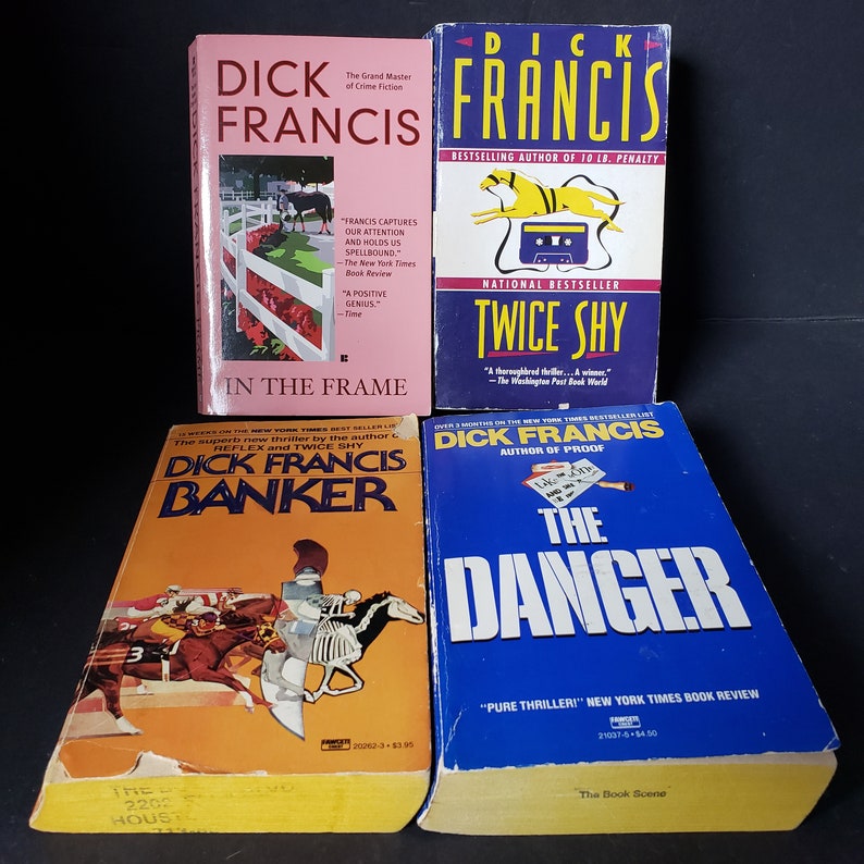 Books By Dick Francis Choose Your Title Etsy