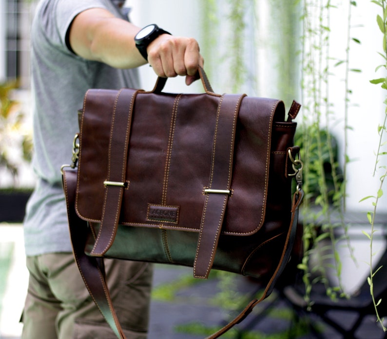 leather laptop bag men leather briefcase vintage on Camel Maldini leather briefcase laptop bag