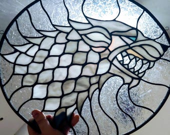 House Stark | Game of Thrones | Stained Glass Pattern