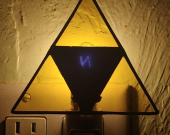 Triforce Nightlight | Stained Glass | Legend Of Zelda