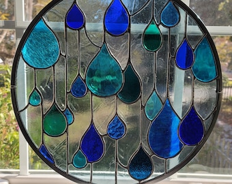 Rainfall | Stained Glass Pattern Intermediate | Hobby and Commercial
