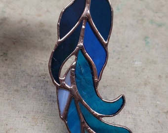 Atrapasueños de plumas de vidrieras