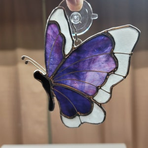 Butterfly Flying Free | Stained Glass Suncatcher