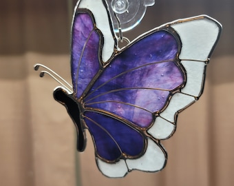 Butterfly Flying Free | Stained Glass Suncatcher