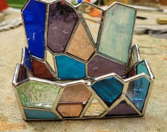 Stained Glass Pattern for Crystal Cardholder | 3D Project Box | Prismtree Studio