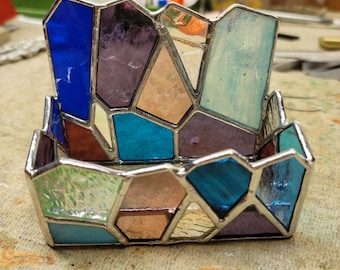 Stained Glass Pattern for Crystal Cardholder | 3D Project Box | Prismtree Studio