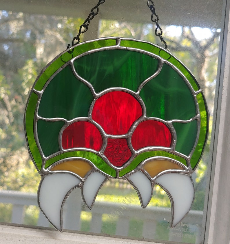 The Last Metroid Stained Glass Suncatcher Video Games image 2