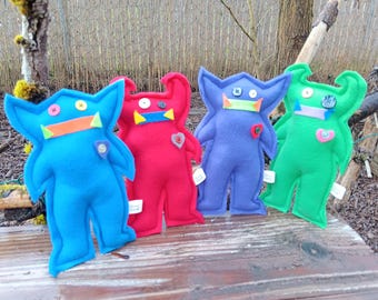 手作りの超シンプルな歌モンスター5個セット - Etsy 日本