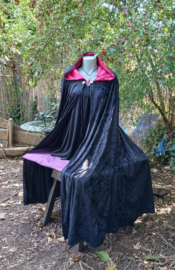 Premium Velvet Cloak ~ Lined Hood