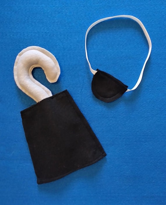 Pirate Hook and Eyepatch