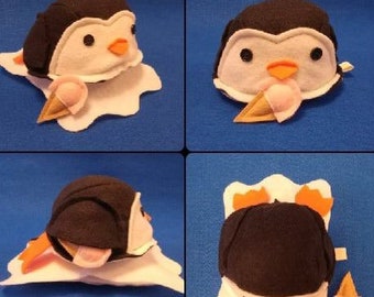 Penguin Play Set ~ Penguin Stuffy with Ice Pillow and Ice Cream