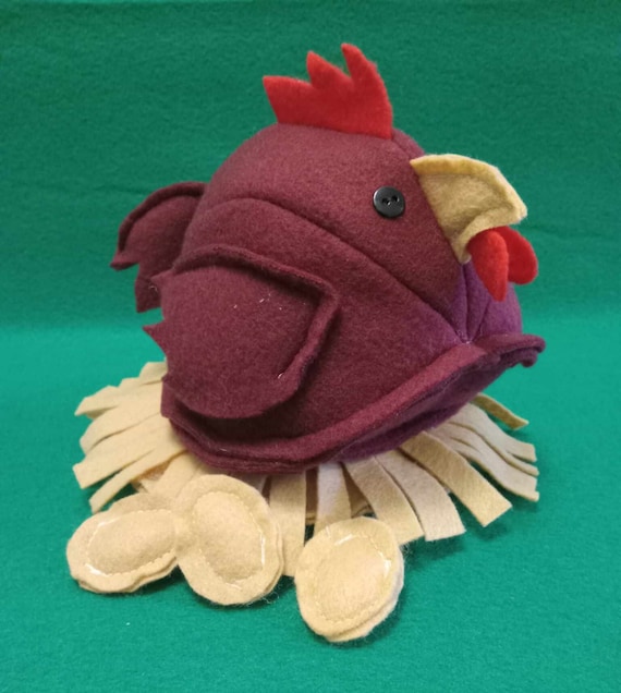 Chicken Play Set ~ Chicken Stuffy with Nest and Eggs