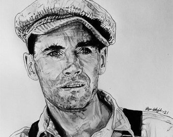 Henry Fonda Tom Joad Grapes of Wrath original artwork Gicleé art prints