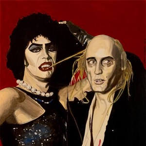 Rocky Horror Picture Show Tim Curry Richard O’Brien original painting limited edition signed numbered Gicleé art prints