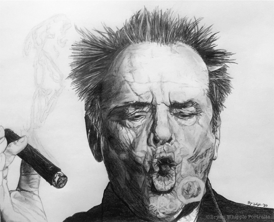 Jack Nicholson Limited Edition Hand Signed/numbered Artwork Giclee