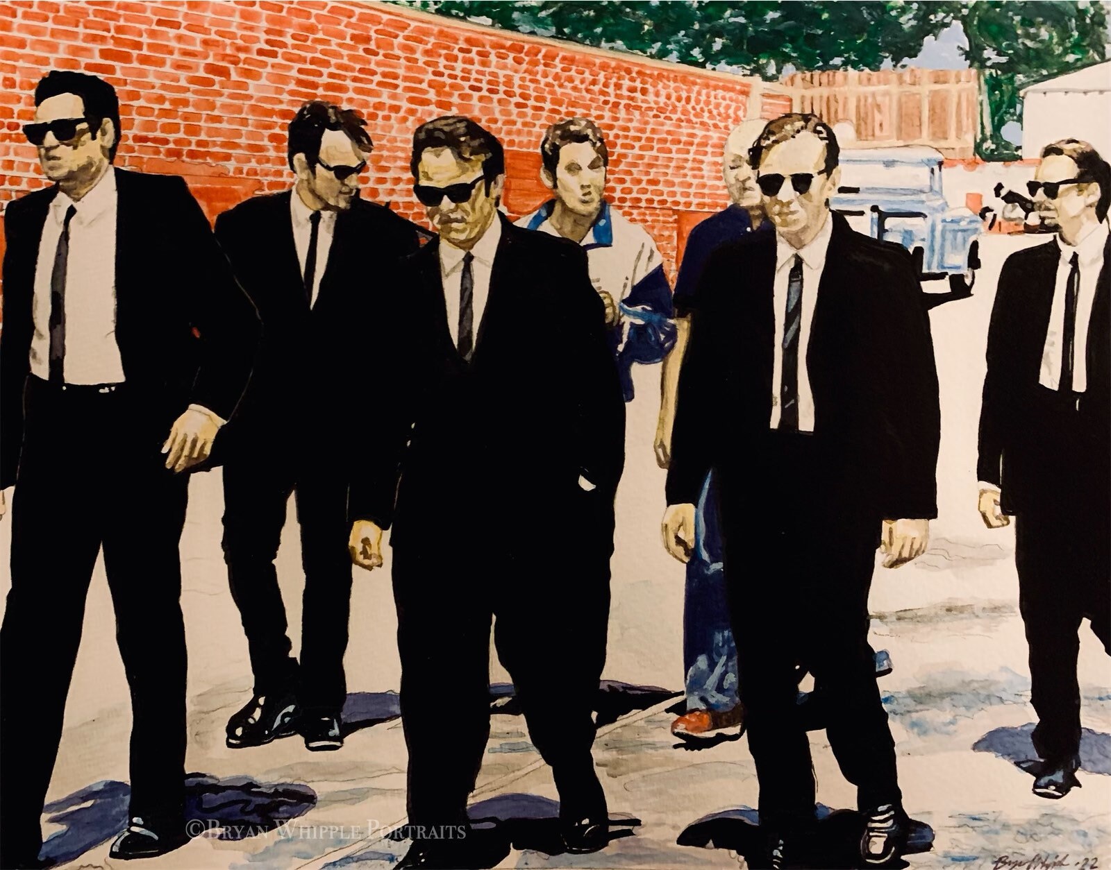 Reservoir Dogs Original Painting Limited Edition Signed Numbered