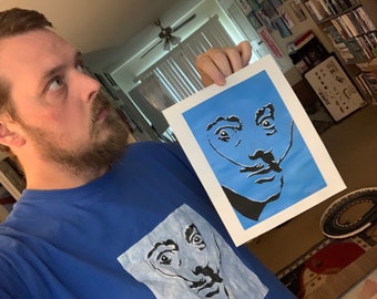 サルバドール・ダリのスケッチ肖像画またはトリビュート絵画限定版