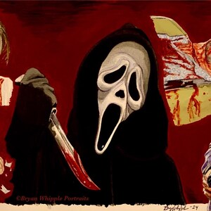 Scream original painting limited edition signed numbered Gicleé art prints