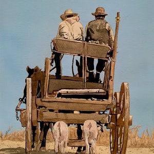 We Don’t Rent Pigs Lonesome Dove Gus Lippy painting Limited Edition signed numbered Gicleé art prints