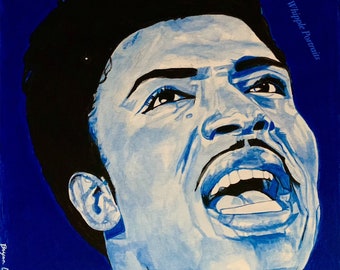 Dipinto originale di Little Richard Stampe d'arte Gicleé