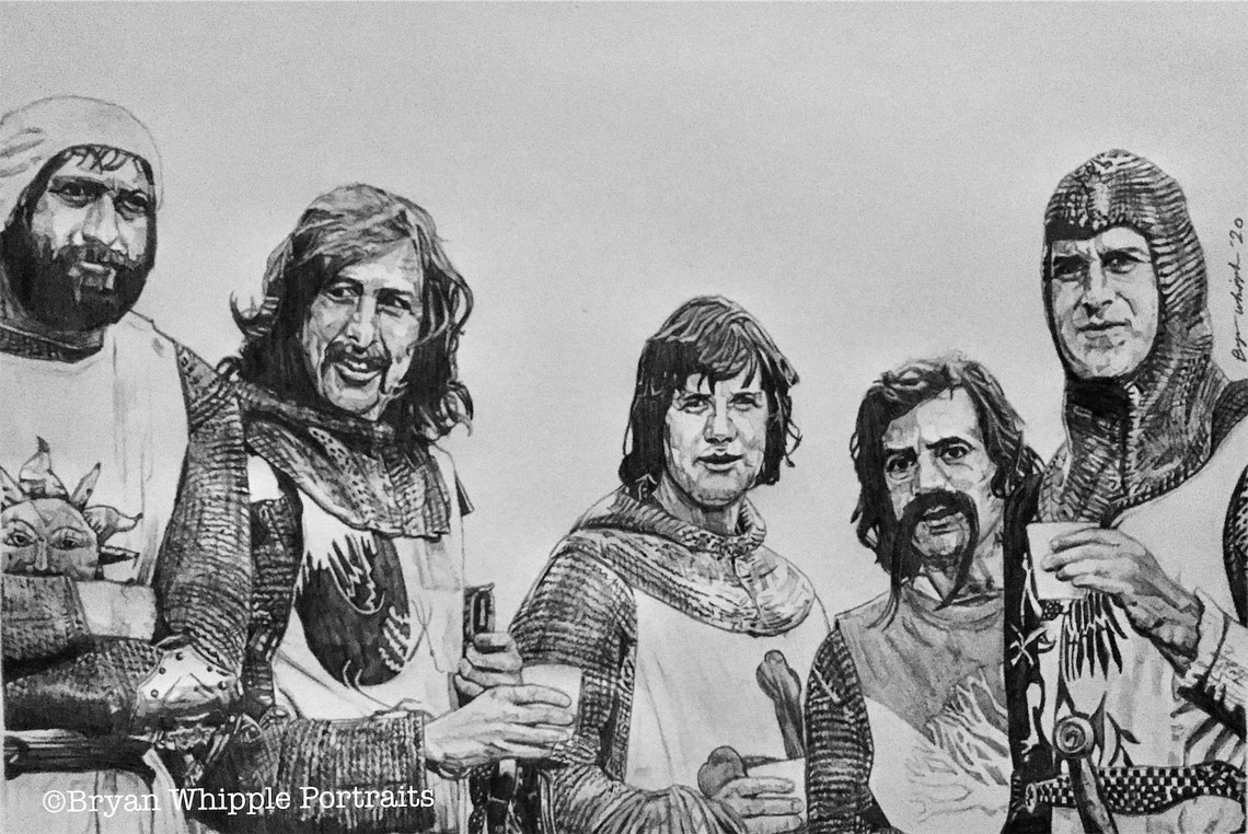 Monty Python Holy Grail Comedy Art Giclee Prints - Etsy