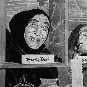 Igor Young Frankenstein Marty Feldman &quot;Freshly Dead&quot; origineel schilderij limited edition gesigneerde genummerde Gicleé-kunstafdrukken