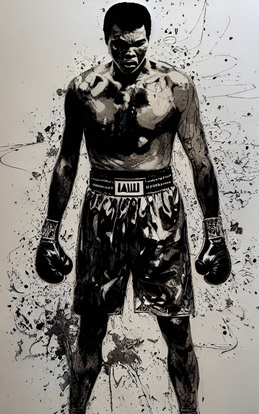Muhammad Ali Original Art Limited Edition Signed Numbered Gicleé Art ...