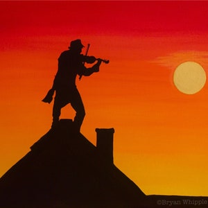 Fiddler on the Roof Gicleé prints of original acrylic painting