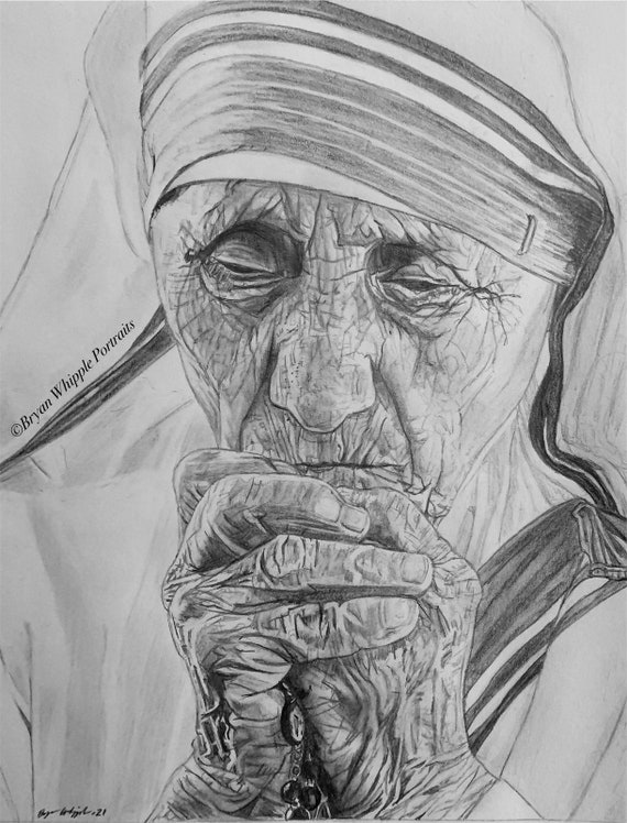 Mother Teresa Saint Limited Edition Signed Numbered Original