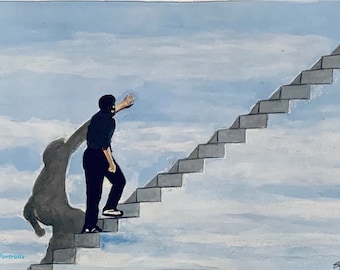 The Truman Show Jim Carrey, peinture originale en édition limitée, estampes d'art giclées numérotées et signées