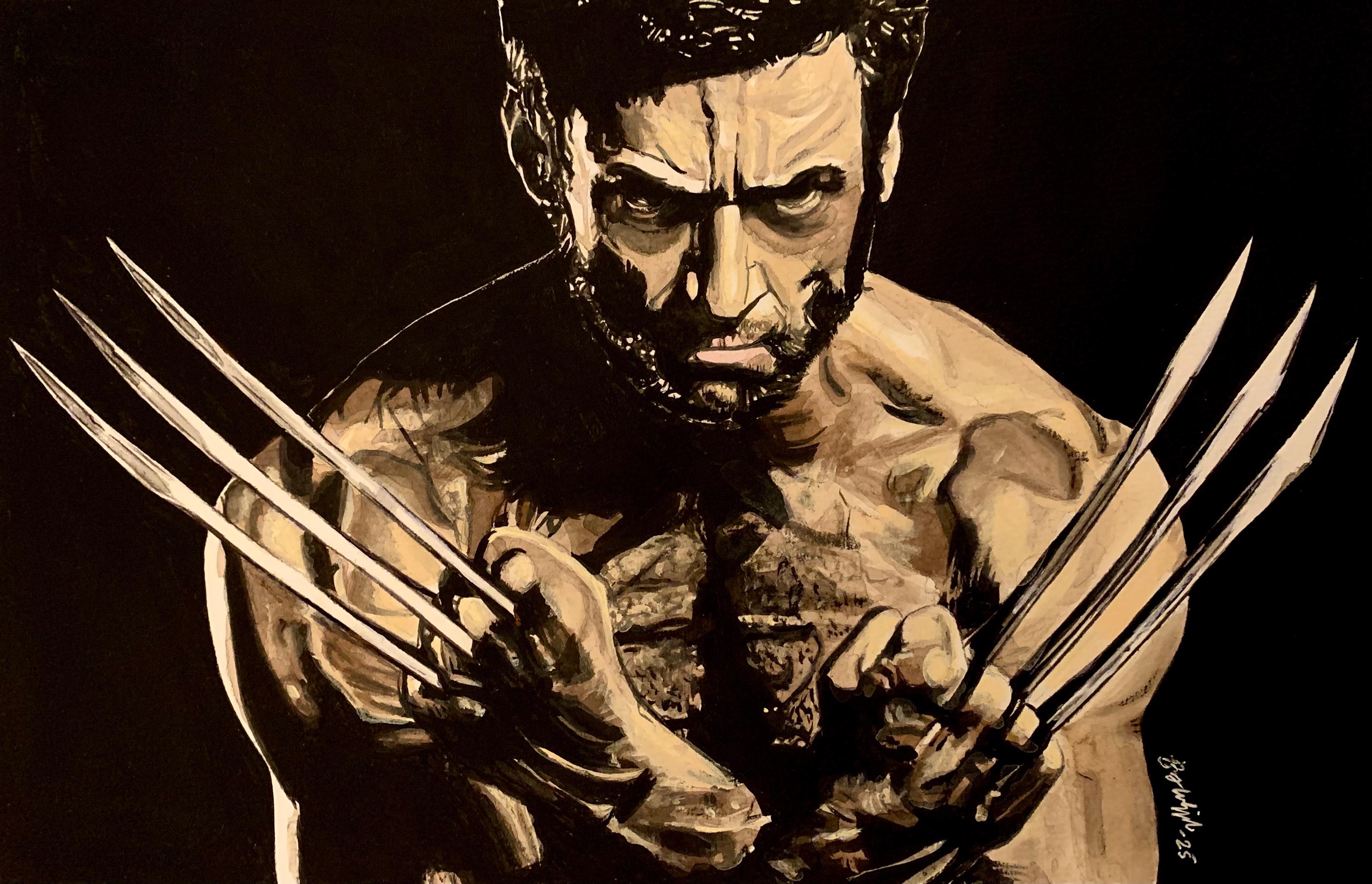 Wolverine Hugh Jackman X-men Original Painting Gicleé Art Prints - Etsy