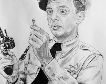 Barney Fife Don Knotts Andy Griffith Affiches d'art originales Impressions giclées