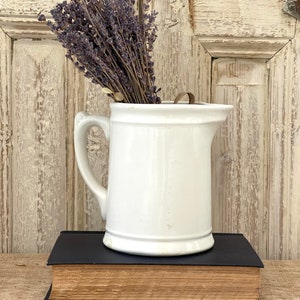 Classic Homer Laughlin, white Ironstone pitcher 1890’s