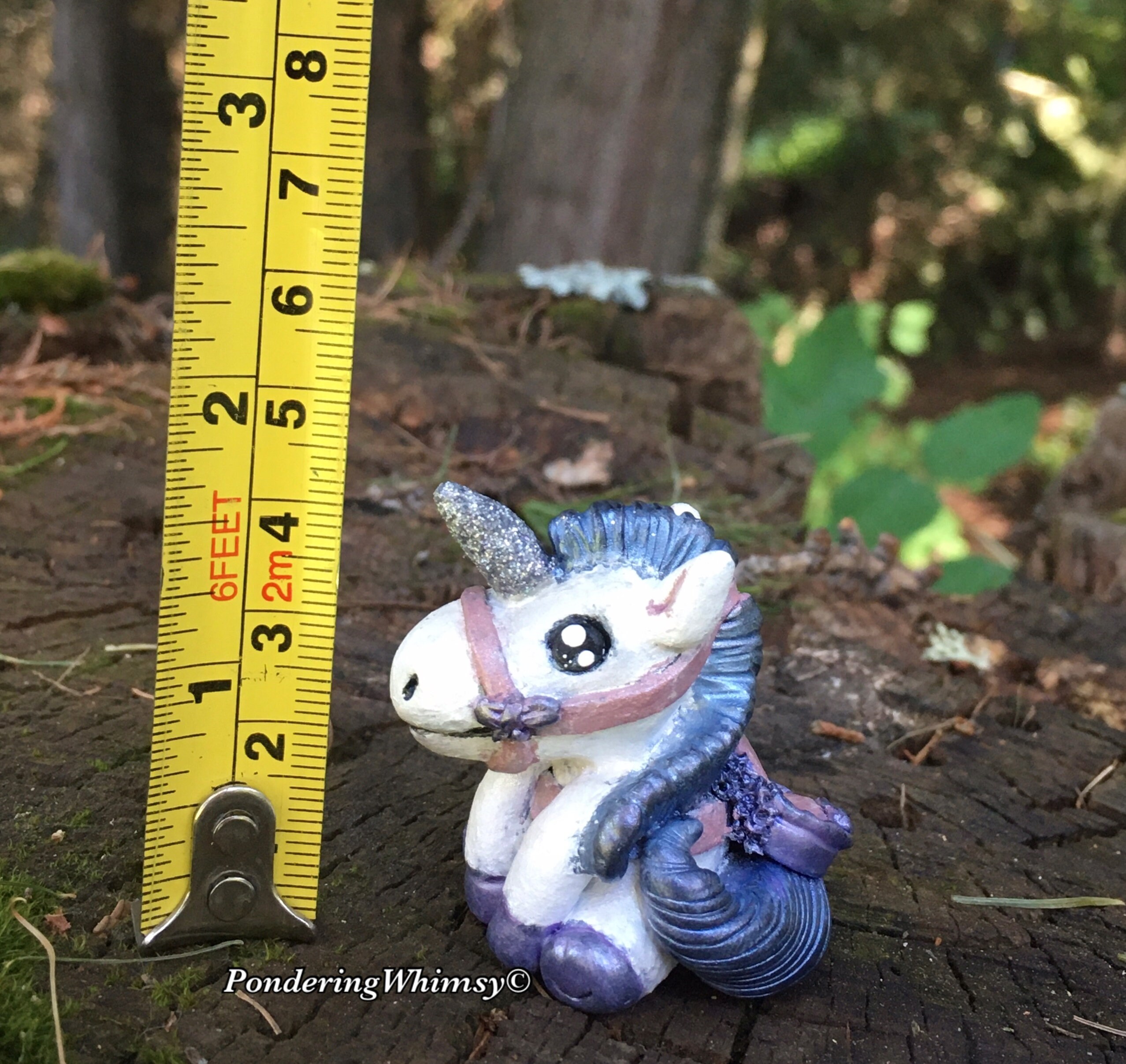 Cute Clay Unicorn Cute Unicorn Unicorn Figurine Unicorn Etsy