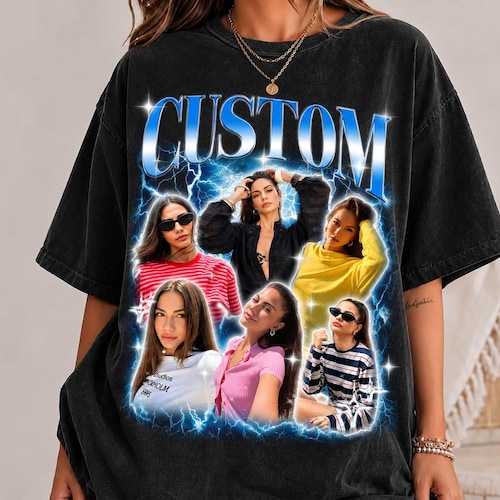 Comfort Colors Custom Girlfriend Shirt, Bootleg Boyfriend Shirt, Vintage Rapper Tee, Personalized Group Shirt