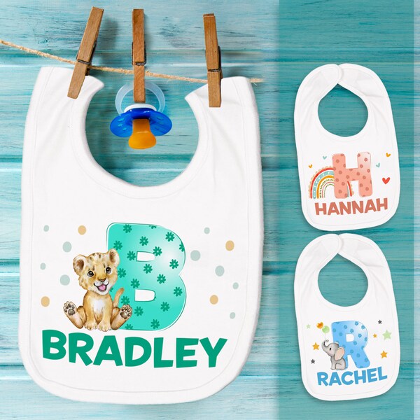 Baby Girl Bibs Etsy