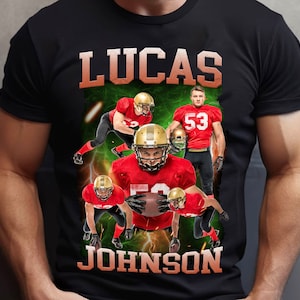 Custom Team shirt, Basketball mom dad shirt, Football Birthday, Team Number Player Name Photo Shirt, Family Shirt, Personalized Shirt