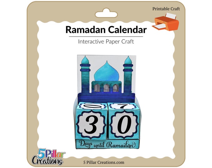 Ramadān Calendar Printable - Craft