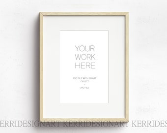 Wooden Frame Mockup – Wall Art Mock Up (Digital Download)