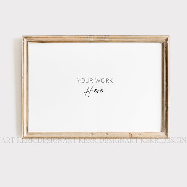 2:3 - Houten frame Mockup - Mock Up Wall Art - Styled Frame Mock up - Instant Download Mockup -