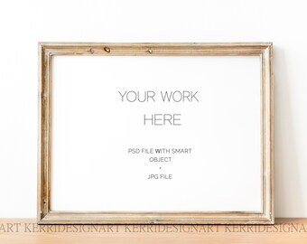 8x 10 Minimalist Frame Mockup Simple Frame Mockup Styled Etsy